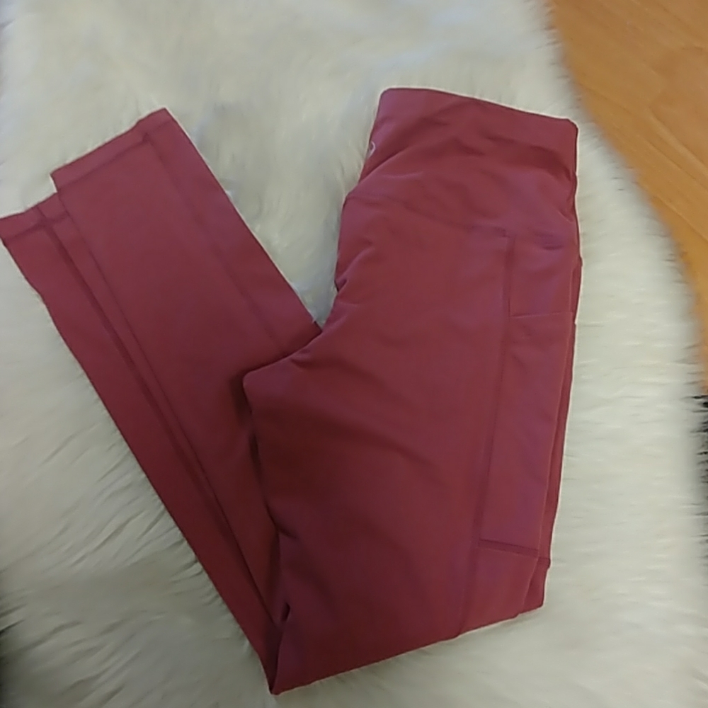 Fit Collective Dusty Rose Leggings with Pockets